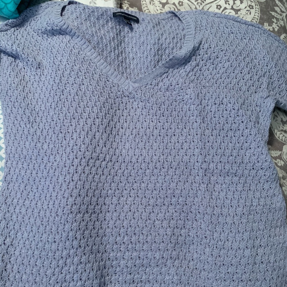 purple american egal sweater